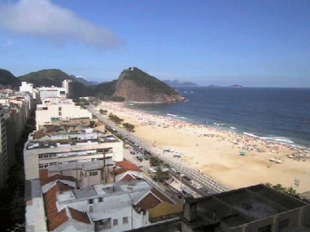 Copacabana Beach from Hotel