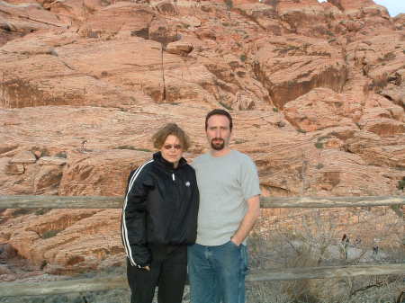 Stacey and I at Red Rock Park Vegas