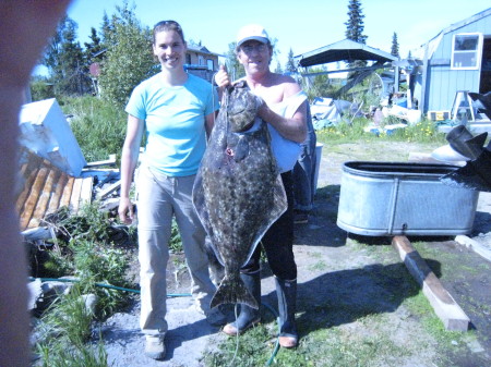 Shelly, me and the halibut