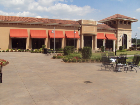 View across the courtyard...