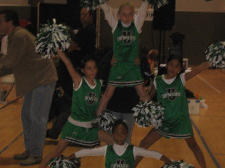 Marissa in Cheerleading competition