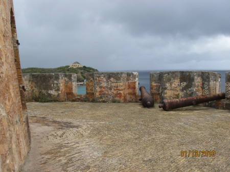 An old fort that we explored.