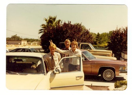 GOOFIN OFF AT KIRK BOWMAN'S HOUSE ...SUMMER 79