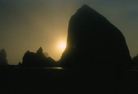 Haystack rock near Cannon Beach, OR