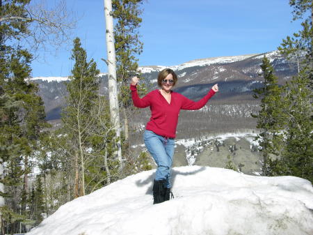 Queen of the Mountain...of snow!