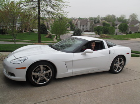 Me in the Corvette