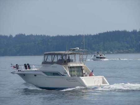 new boat cruising from Port Orchard to Tacoma