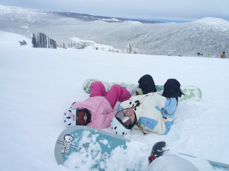 Snowboarding at Mt. Bachelor 2009