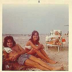 Cass & I On Wildwood Beach 1972