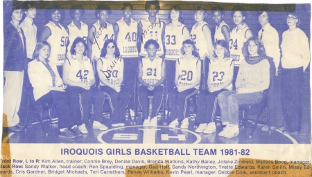 class of 1982 girls basketball and volleyball