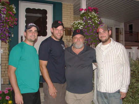 Adam,Todd,Neal and Craig-the men in my life