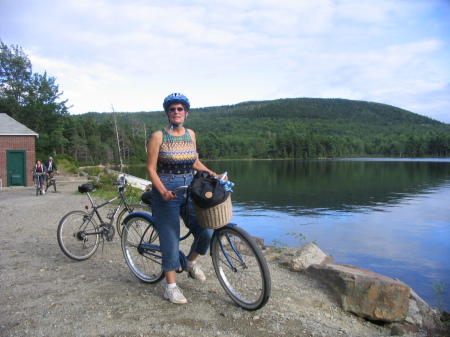 Biking in Acadia National Park, ME  2008