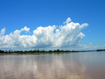 Clouds along the Mekong