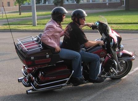 Kerry and I going on a local Charity Ride