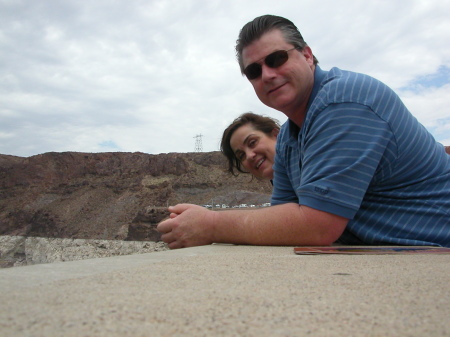 Bruce & me at Hoover Dam