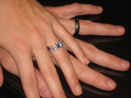 RYAN AND SARAH'S ENGAGEMENT RINGS