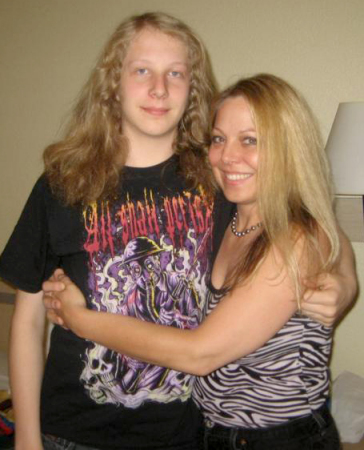 Nathan (15 yrs) and Kerri, July 2009