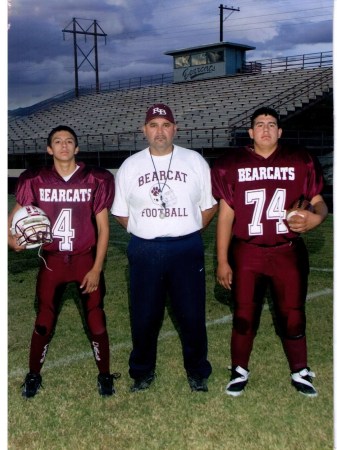 Daniel, Coach Rodriguez, & Xavier