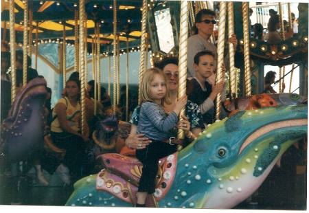 Debbie and Amanda at Adventure City