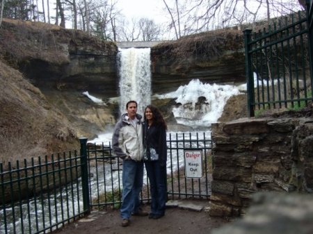 Minnehaha Falls - Me and Dez