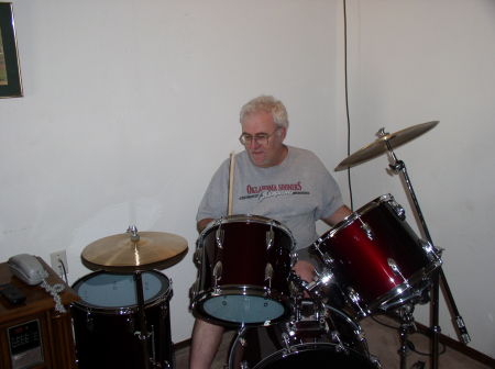 Me playing the  drums  2007
