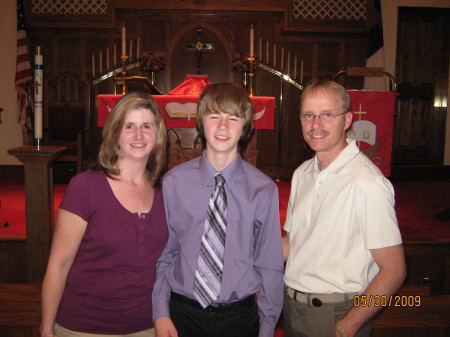 Jennifer, Grant and Michael May 2009