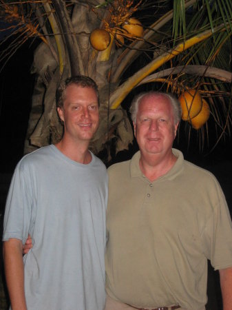 With older Son in Africa
