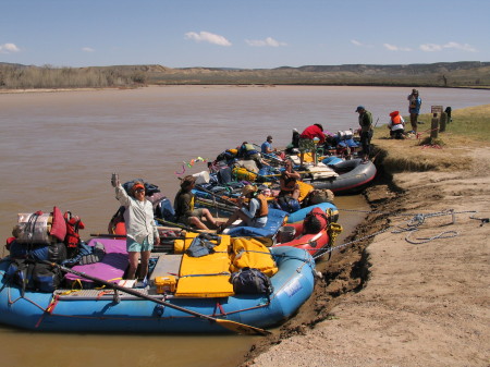 Toasting the Yampa River Launch