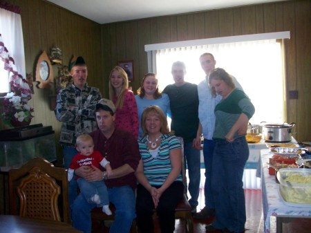 my family 3 boys 1 girl and 2 daughterinlaws a