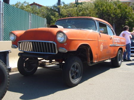 This old 55 gasser is in San Diego