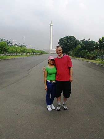 Serah and I in Jakarta