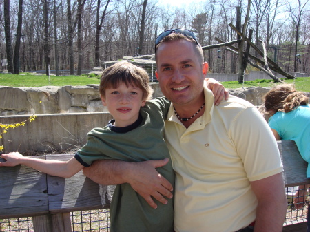 Nephew Alex & my brother Gary (his dad)