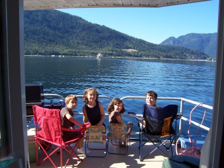 boating with the kids