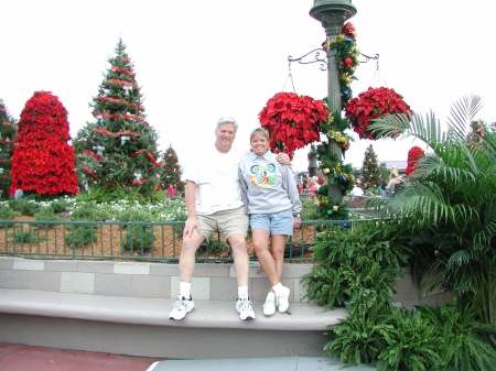 Christmas at Disney..  DD and CED