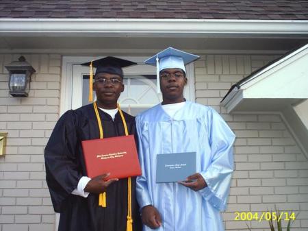 Father and son diplomas