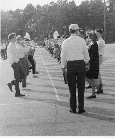 1968 Marching Band Practice