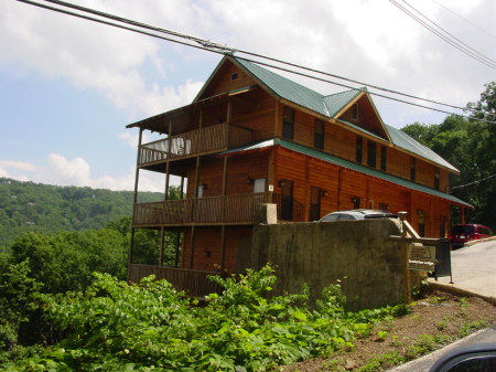 cabin Gatlinburg Tn we stayed in was so cool