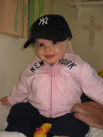 Cutest little Yankee fan ever!