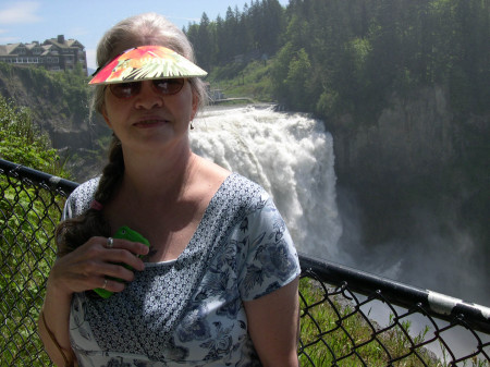 JoAnne at Snoqualmie Falls