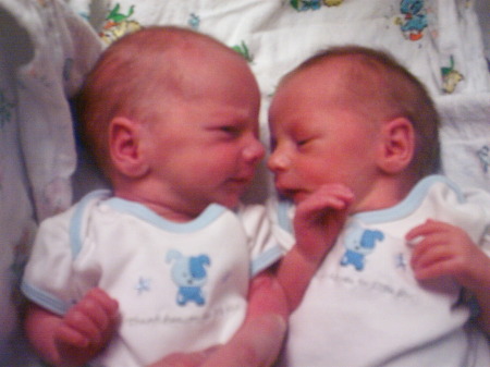 Twin grandsons