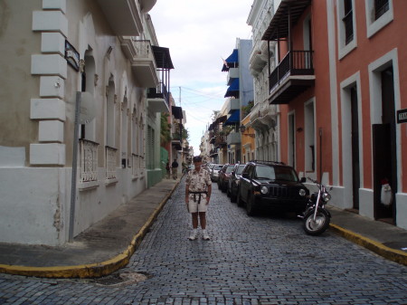 Doug in Old San Juan, Puerto Rico