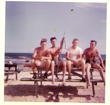 dan blount  (right) Guantanamo Bay, Cuba 1961