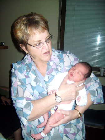 Gr. grandma dee with baby Rocky  12/09