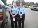 Amber at Police Academy