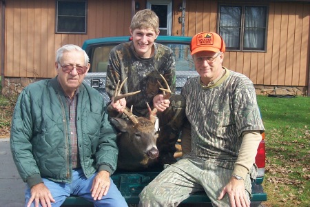 Hunting with my dad and son
