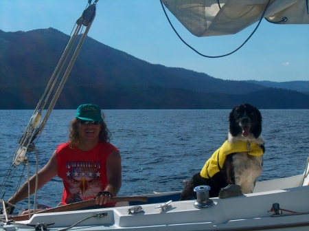 Marv & Sparty Sailing Lake Tahoe