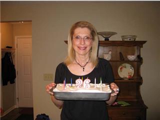 Lynn on 62nd birthday.