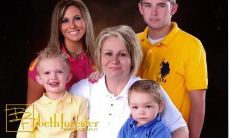 My family and I just after I got a bad haircut