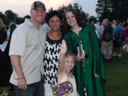 My Son and his Family with the Graduate