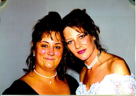 My twins.  Dannie's  Wedding Day.